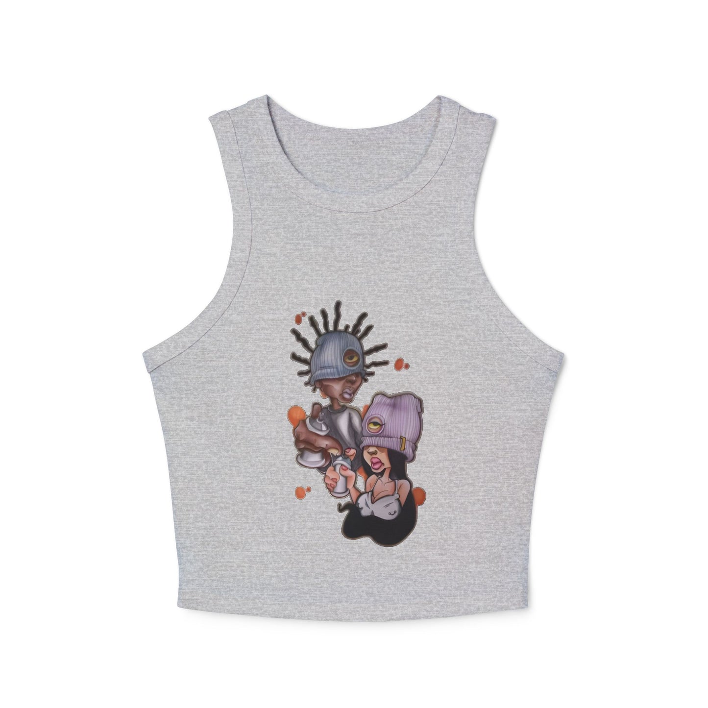 Women's Micro Rib Racer Tank Top