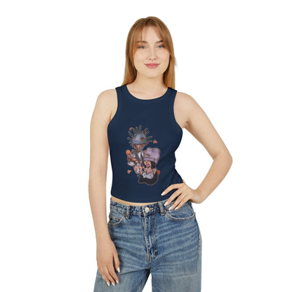 Women's Micro Rib Racer Tank Top