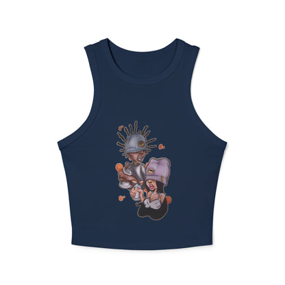 Women's Micro Rib Racer Tank Top